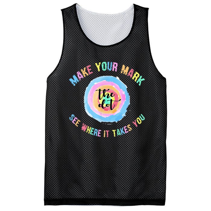 Make Your Mark Dot Day See Where It Takes You The Dot Mesh Reversible Basketball Jersey Tank