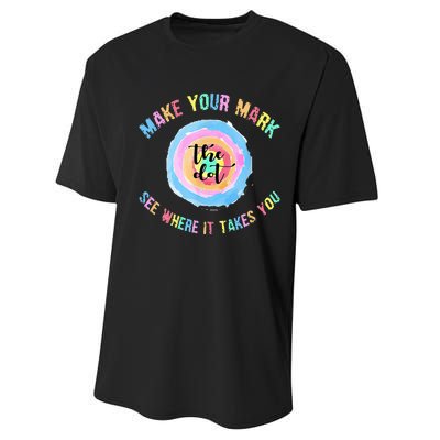 Make Your Mark Dot Day See Where It Takes You The Dot Performance Sprint T-Shirt