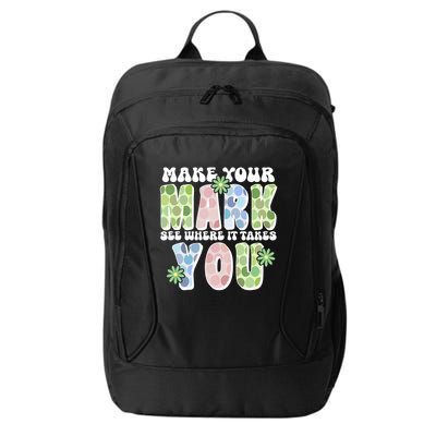 Mark Your Mark See Where It Takes You Dot Day City Backpack