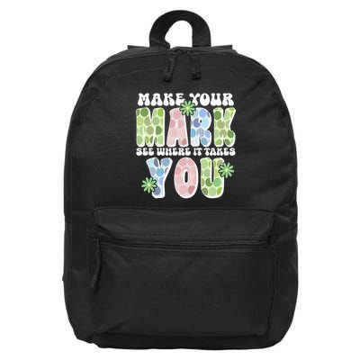 Mark Your Mark See Where It Takes You Dot Day 16 in Basic Backpack
