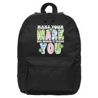 Mark Your Mark See Where It Takes You Dot Day 16 in Basic Backpack