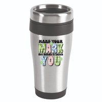Mark Your Mark See Where It Takes You Dot Day 16oz Travel Tumbler