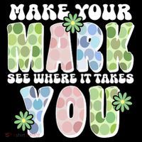 Mark Your Mark See Where It Takes You Dot Day Sustainable Knit Beanie