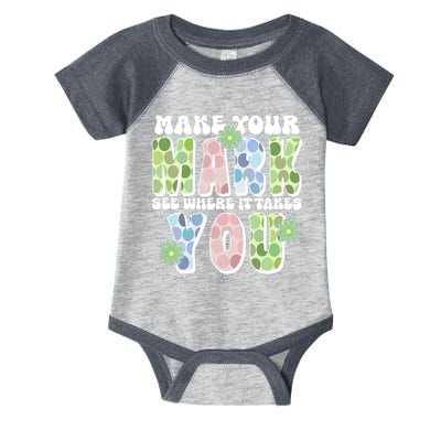 Mark Your Mark See Where It Takes You Dot Day Infant Baby Jersey Bodysuit