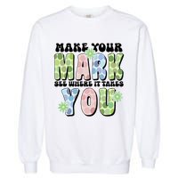 Mark Your Mark See Where It Takes You Dot Day Garment-Dyed Sweatshirt