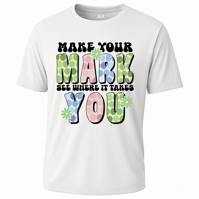 Mark Your Mark See Where It Takes You Dot Day Performance Shirt