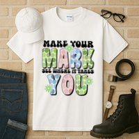 Mark Your Mark See Where It Takes You Dot Day Tall T-Shirt