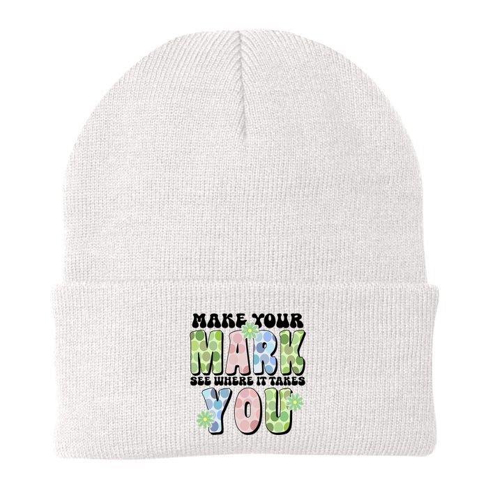 Mark Your Mark See Where It Takes You Dot Day Beanie