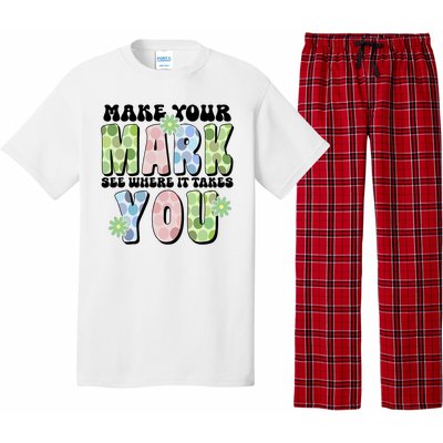 Mark Your Mark See Where It Takes You Dot Day Pajama Set