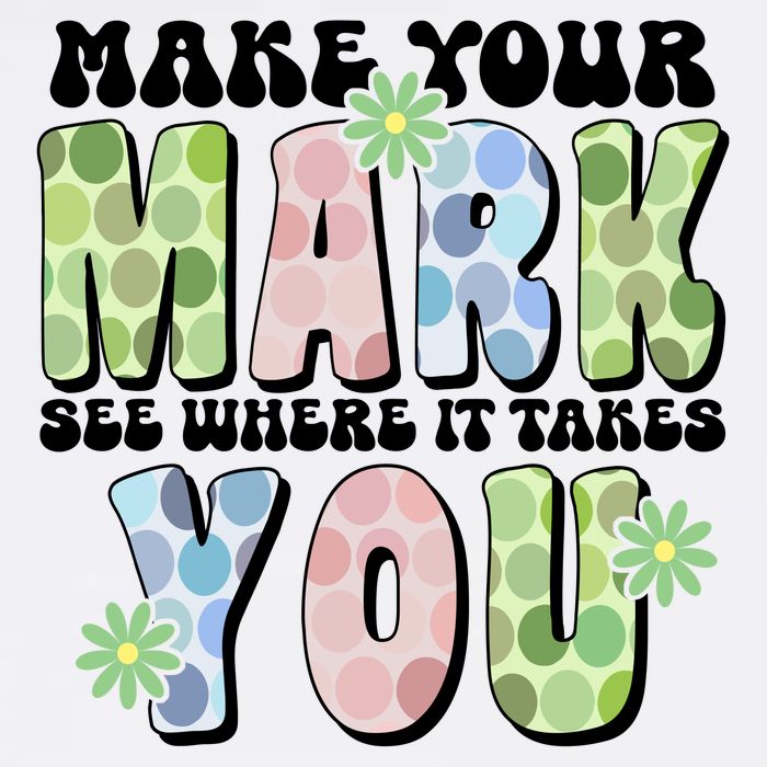 Mark Your Mark See Where It Takes You Dot Day Flatbill Hat