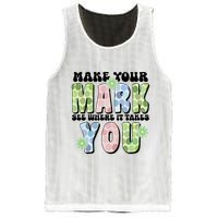 Mark Your Mark See Where It Takes You Dot Day Mesh Reversible Basketball Jersey Tank