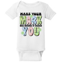 Mark Your Mark See Where It Takes You Dot Day Baby Bodysuit