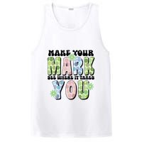 Mark Your Mark See Where It Takes You Dot Day PosiCharge Competitor Tank