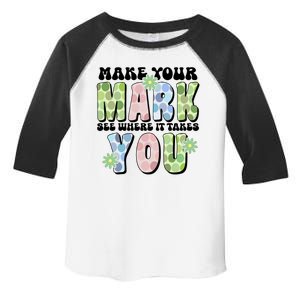 Mark Your Mark See Where It Takes You Dot Day Toddler Fine Jersey T-Shirt