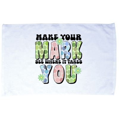 Mark Your Mark See Where It Takes You Dot Day Microfiber Hand Towel