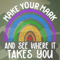 Make Your Mark And See Where It Takes You International Dot Day Legacy Tie Dye Trucker Hat