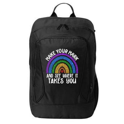 Make Your Mark And See Where It Takes You International Dot Day City Backpack