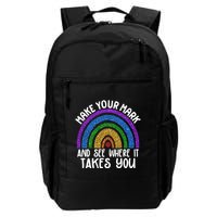 Make Your Mark And See Where It Takes You International Dot Day Backpack