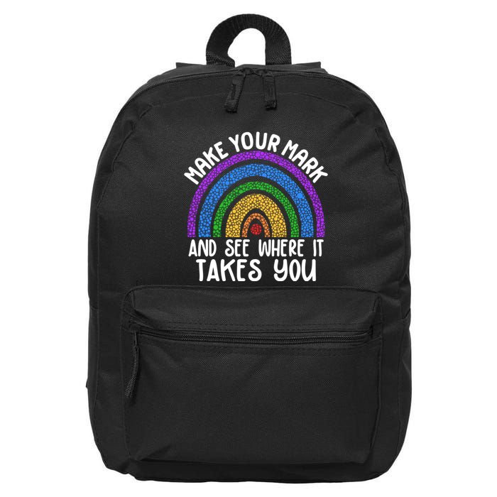 Make Your Mark And See Where It Takes You International Dot Day 16 in Basic Backpack