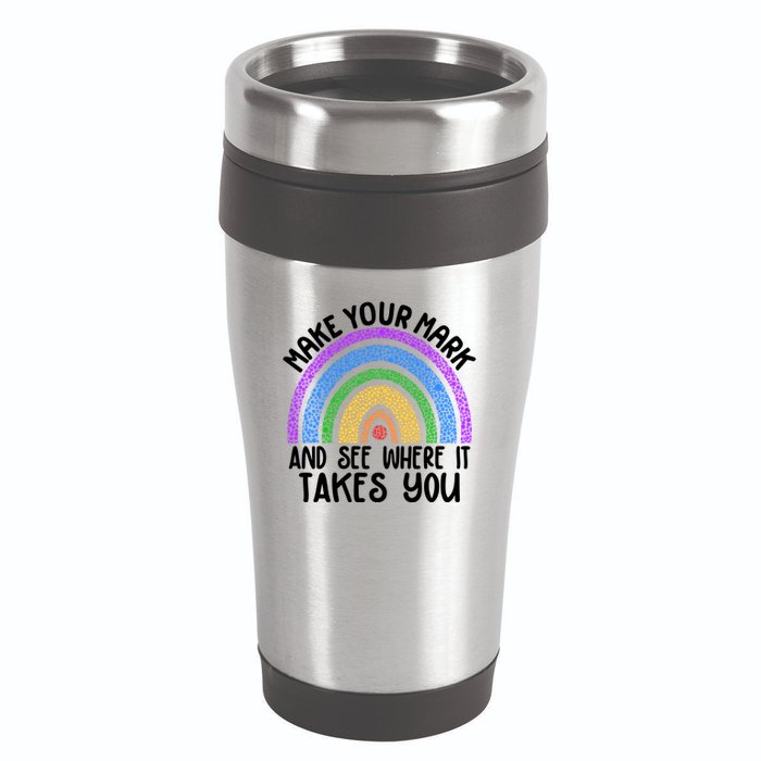 Make Your Mark And See Where It Takes You International Dot Day 16oz Travel Tumbler