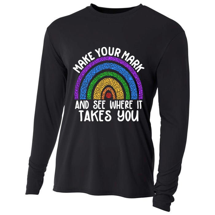 Make Your Mark And See Where It Takes You International Dot Day Cooling Performance Long Sleeve Crew