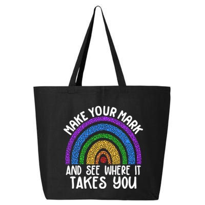 Make Your Mark And See Where It Takes You International Dot Day 25L Jumbo Tote
