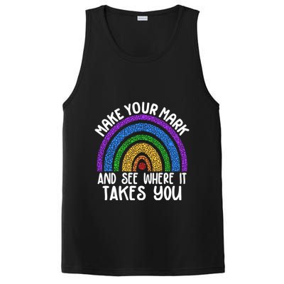 Make Your Mark And See Where It Takes You International Dot Day PosiCharge Competitor Tank