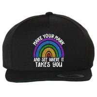 Make Your Mark And See Where It Takes You International Dot Day Wool Snapback Cap
