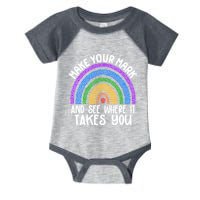 Make Your Mark And See Where It Takes You International Dot Day Infant Baby Jersey Bodysuit