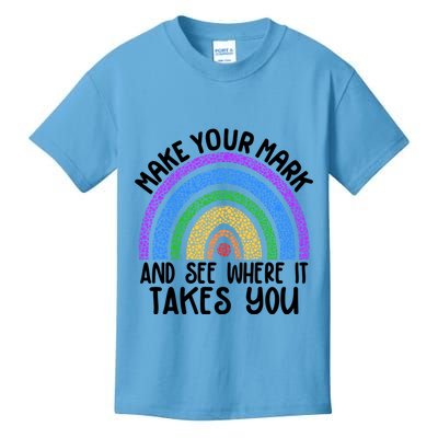 Make Your Mark And See Where It Takes You International Dot Day Kids T-Shirt