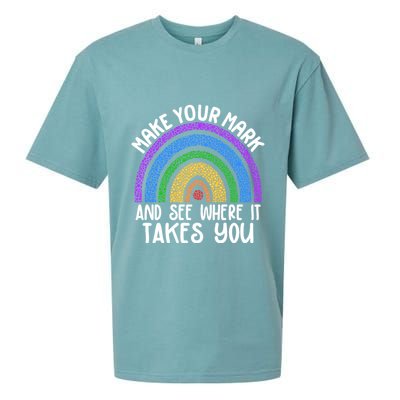 Make Your Mark And See Where It Takes You International Dot Day Sueded Cloud Jersey T-Shirt