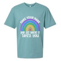 Make Your Mark And See Where It Takes You International Dot Day Sueded Cloud Jersey T-Shirt