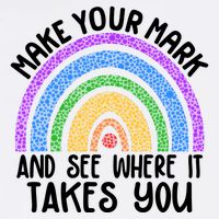 Make Your Mark And See Where It Takes You International Dot Day Garment-Dyed Sweatshirt