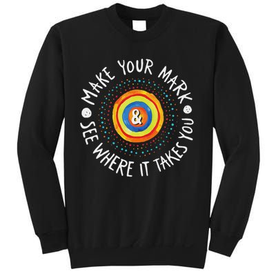 Make Your Mark International Dot Day Girls Boys Colorful Sweatshirt