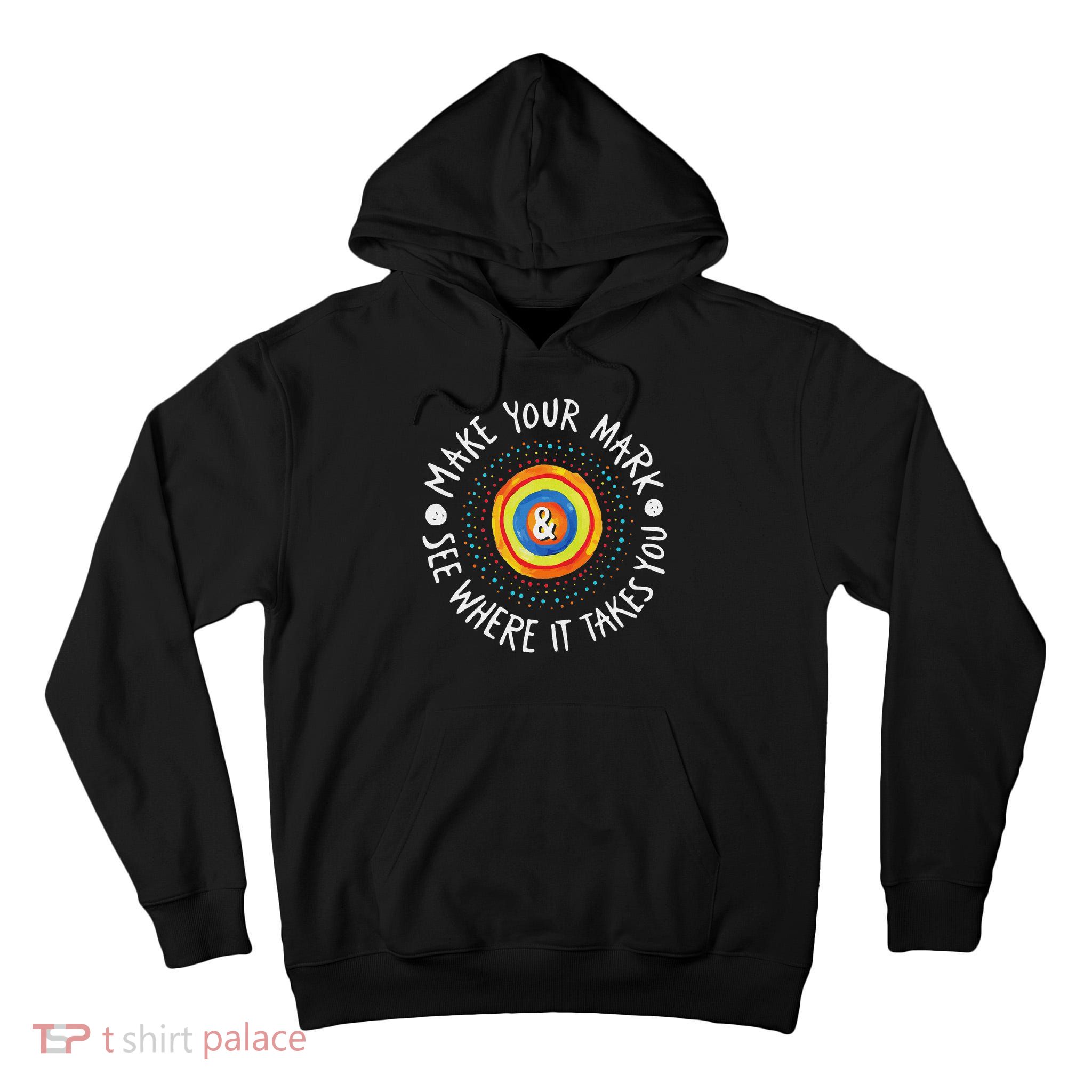 Make Your Mark International Dot Day Girls Boys Colorful Tall Hoodie