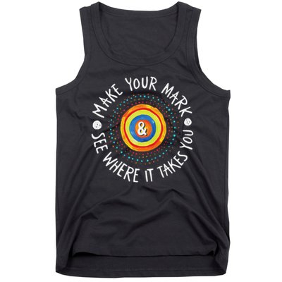 Make Your Mark International Dot Day Girls Boys Colorful Tank Top