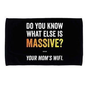 Massive Your Mom’S Wifi Funny Trending Gaming Meme Wifi Microfiber Hand Towel