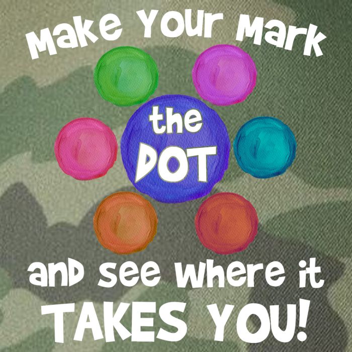 Make Your Mark And See Where It Takes You Dot Day Legacy Tie Dye Trucker Hat
