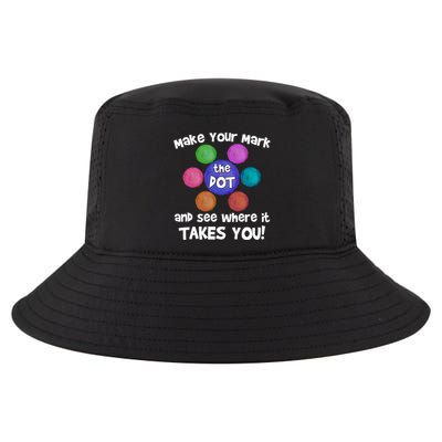 Make Your Mark And See Where It Takes You Dot Day Cool Comfort Performance Bucket Hat