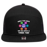 Make Your Mark And See Where It Takes You Dot Day 7 Panel Mesh Trucker Snapback Hat