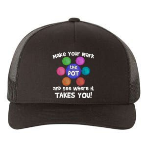 Make Your Mark And See Where It Takes You Dot Day Yupoong Adult 5-Panel Trucker Hat