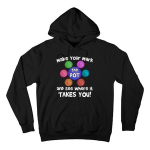 Make Your Mark And See Where It Takes You Dot Day Hoodie