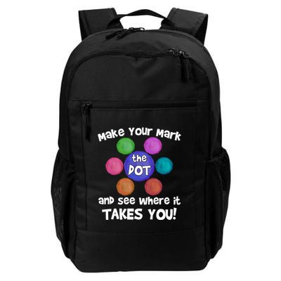 Make Your Mark And See Where It Takes You Dot Day Daily Commute Backpack
