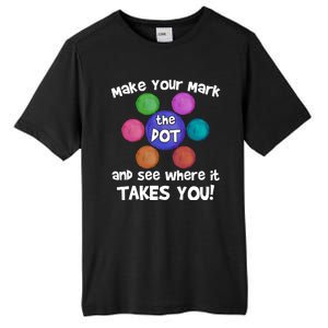 Make Your Mark And See Where It Takes You Dot Day Tall Fusion ChromaSoft Performance T-Shirt