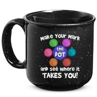 Make Your Mark And See Where It Takes You Dot Day 15oz Campfire Ceramic Mug