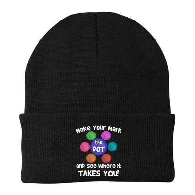 Make Your Mark And See Where It Takes You Dot Day Beanie
