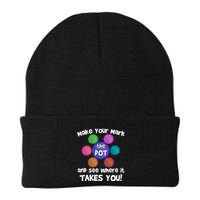 Make Your Mark And See Where It Takes You Dot Day Beanie