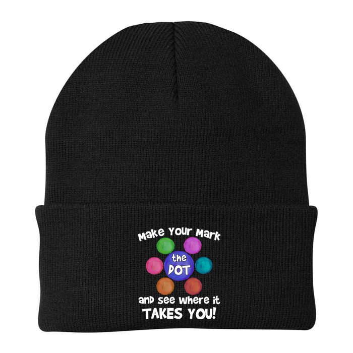 Make Your Mark And See Where It Takes You Dot Day Beanie