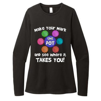 Make Your Mark And See Where It Takes You Dot Day Womens CVC Long Sleeve Shirt