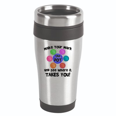 Make Your Mark And See Where It Takes You Dot Day 16oz Travel Tumbler